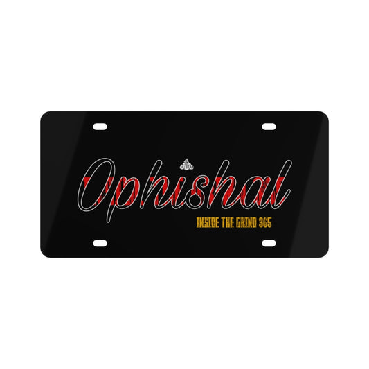 Ophishal License Plate