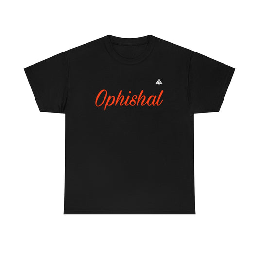 Ophishal T Shirt (Orange Letters)