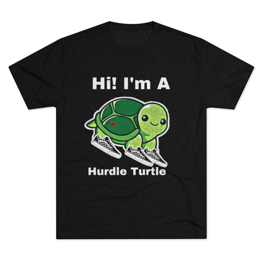 ITG365 20/20 Collection Men's “Hurdle Turtle” Tri-Blend Crew Tee