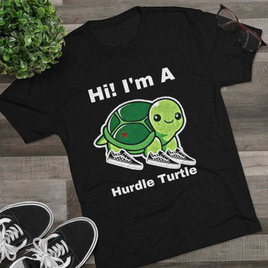 ITG365 20/20 Collection Men's “Hurdle Turtle” Tri-Blend Crew Tee