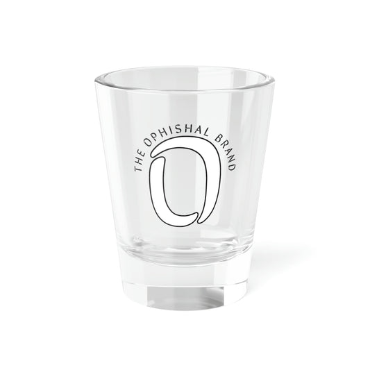 Ophishal Brand x Shot Glass, 1.5oz (White)